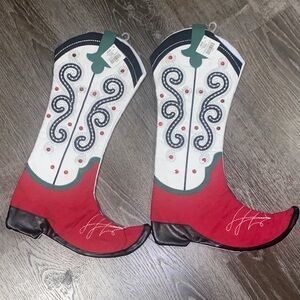 Cowboy Boot Stockings New Hobby Lobby